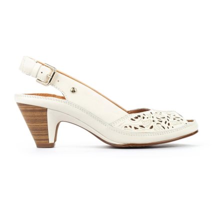 Women's Pikolinos JAVA Heels Sandals White | NZ F531AQ0